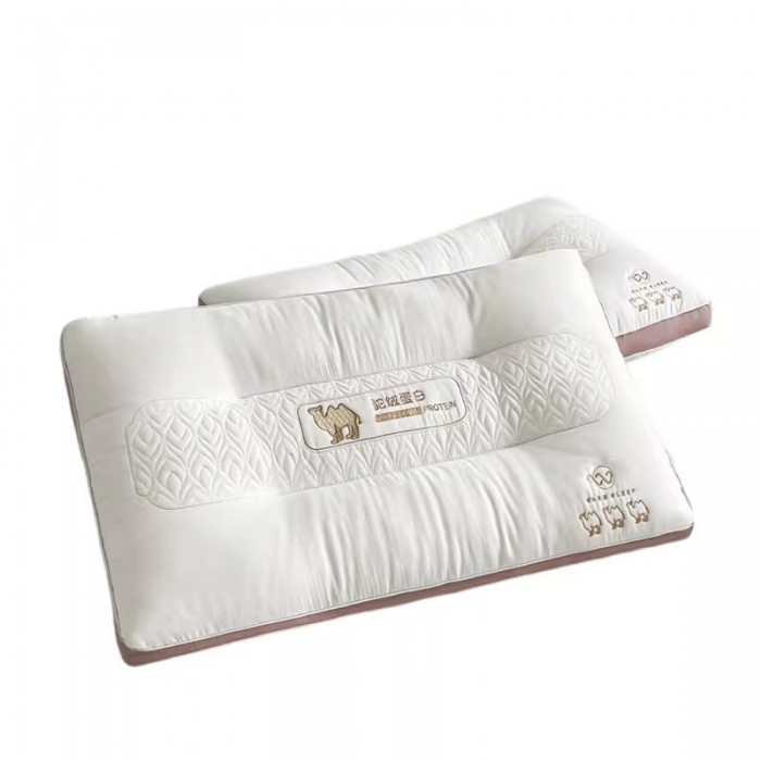91家纺网 家纺一手货源 找家纺 凡星枕业 2023新款羊绒蛋白护颈枕枕头枕芯