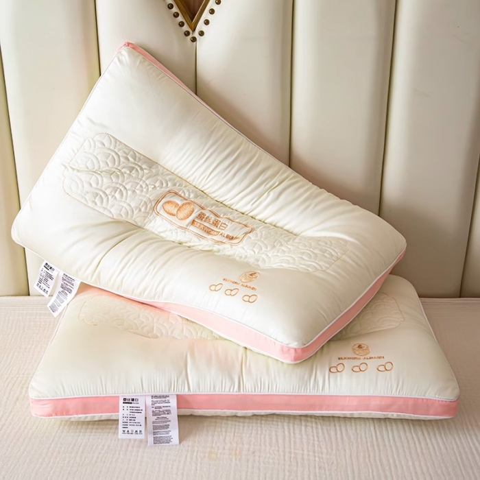 91家纺网 家纺一手货源 找家纺 凡星枕业 2023新款羊绒蛋白护颈枕枕头枕芯