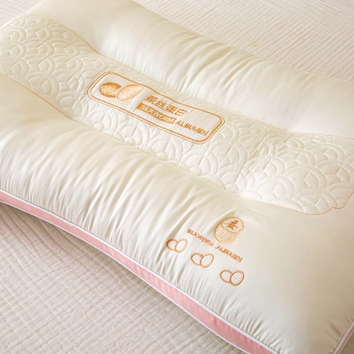 91家纺网 家纺一手货源 找家纺 凡星枕业 2023新款羊绒蛋白护颈枕枕头枕芯