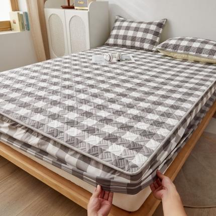 91家纺网 家纺一手货源 找家纺 （总）暖季 2025新款无印风水洗棉-玉米纤维夹棉床笠