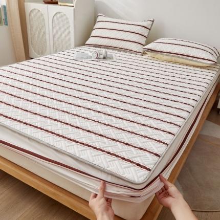 91家纺网 家纺一手货源 找家纺 （总）暖季 2025新款无印风水洗棉-玉米纤维夹棉床笠