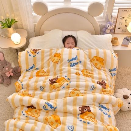 91家纺网 家纺一手货源 找家纺 (总) 宝贝优选 2023新款牛奶豆豆绒护肩被