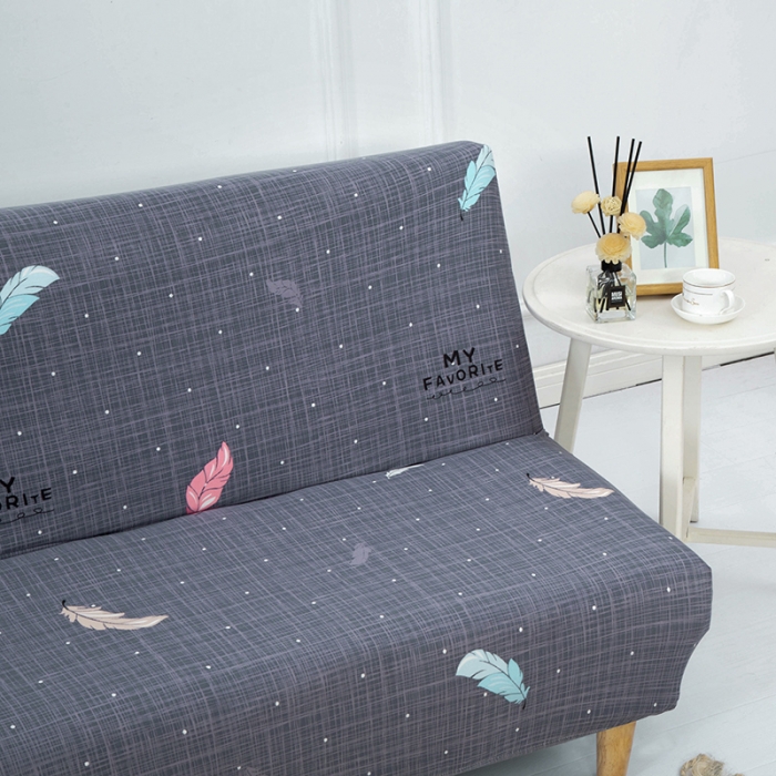 91家纺网 家纺一手货源 找家纺 雅竹 牛奶丝印花沙发床套（无裙边）彩羽