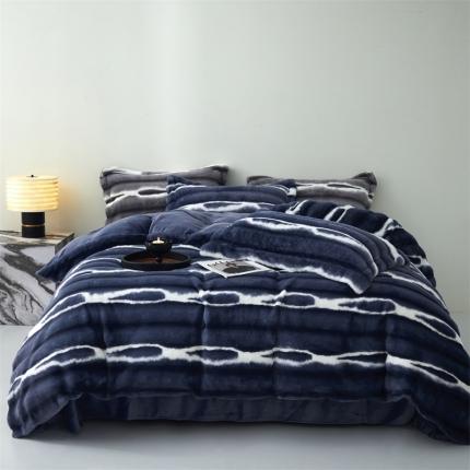 91家纺网 家纺一手货源 找家纺 （总）安莱生活 2023年新品皮草绒高端四件套