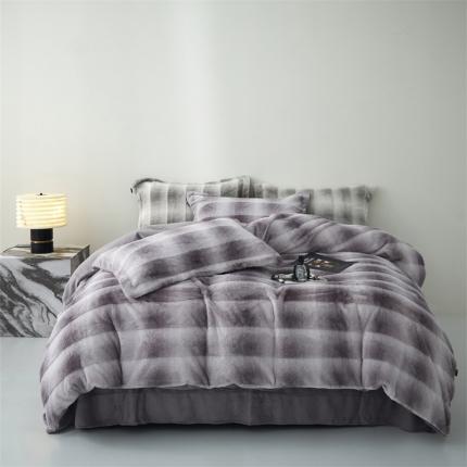 91家纺网 家纺一手货源 找家纺 （总）安莱生活 2023年新品皮草绒高端四件套