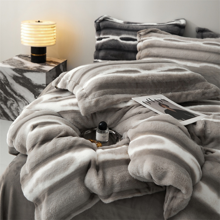 91家纺网 家纺一手货源 找家纺 （总）安莱生活 2023年新品皮草绒高端四件套