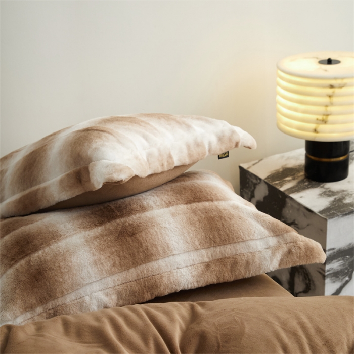 91家纺网 家纺一手货源 找家纺 安莱生活 2023年新品皮草绒高端四件套 皮草绒-巴斯