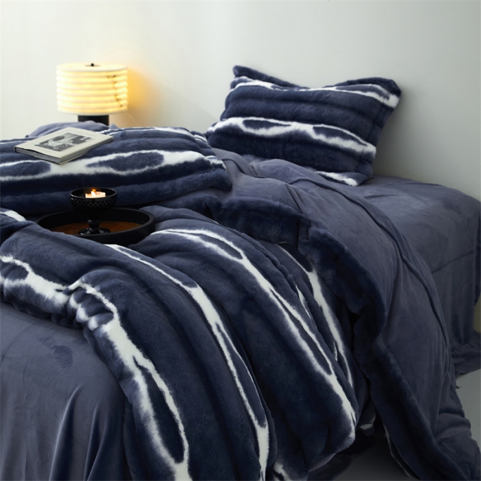 91家纺网 家纺一手货源 找家纺 安莱生活 2023年新品皮草绒高端四件套 皮草绒-德克萨斯