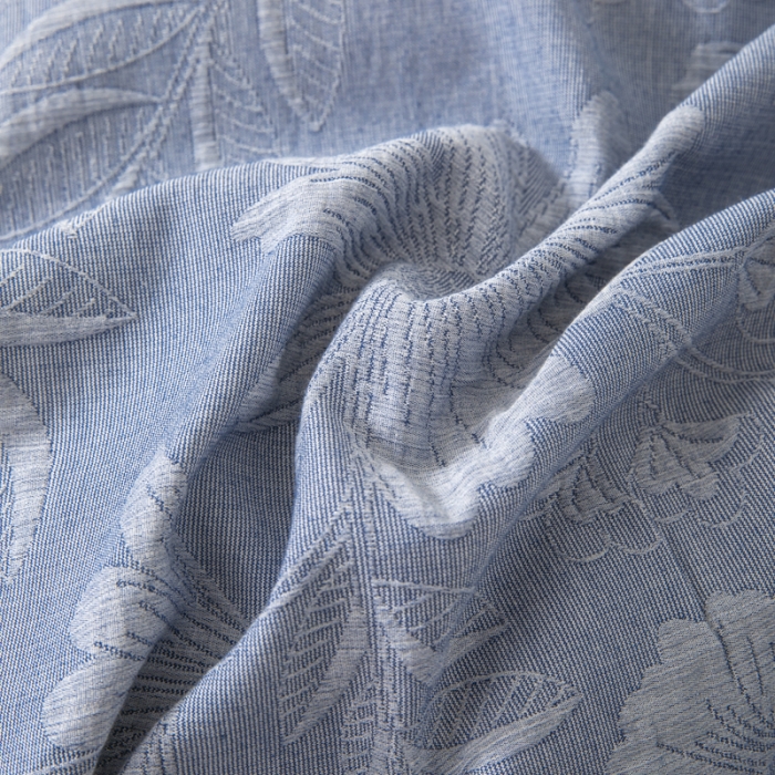 91家纺网 家纺一手货源 找家纺 （总）安莱生活 2023新品双层纱大提花高奢工艺款四件套馥香