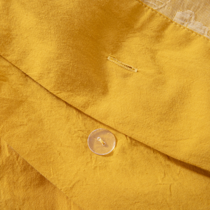 91家纺网 家纺一手货源 找家纺 安莱生活 2023新品双层纱大提花高奢工艺款四件套馥香 馥香--姜黄