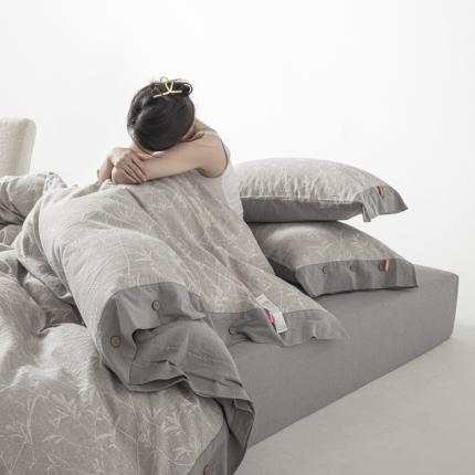 91家纺网 家纺一手货源 找家纺 （总）安莱 双层纱大提花高奢工艺款疯狂生长系列四件套