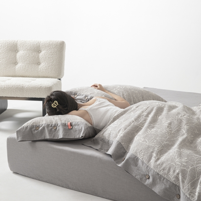 91家纺网 家纺一手货源 找家纺 （总）安莱 双层纱大提花高奢工艺款疯狂生长系列四件套