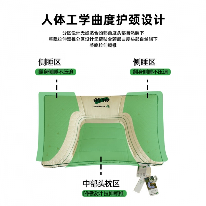 91家纺网 家纺一手货源 找家纺 （总）觉物 2023新款然物护颈枕枕头枕芯