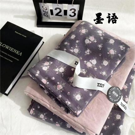 荣轩家居 2023新款全棉针织棉套件墨语