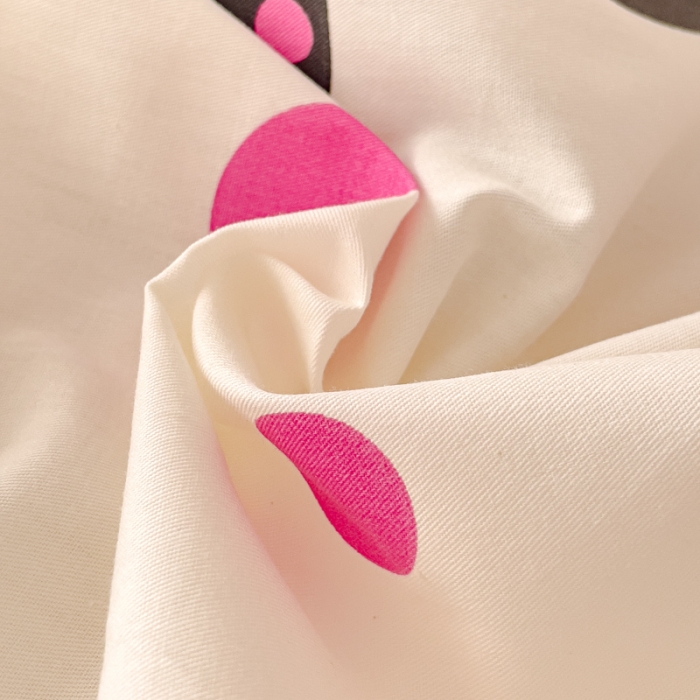 91家纺网 家纺一手货源 找家纺 千朵 2023新款棉加绒豆豆绒四件套 波点猫