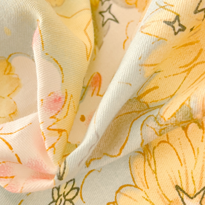 91家纺网 家纺一手货源 找家纺 千朵 2023新款棉加绒豆豆绒四件套 茶茶兔