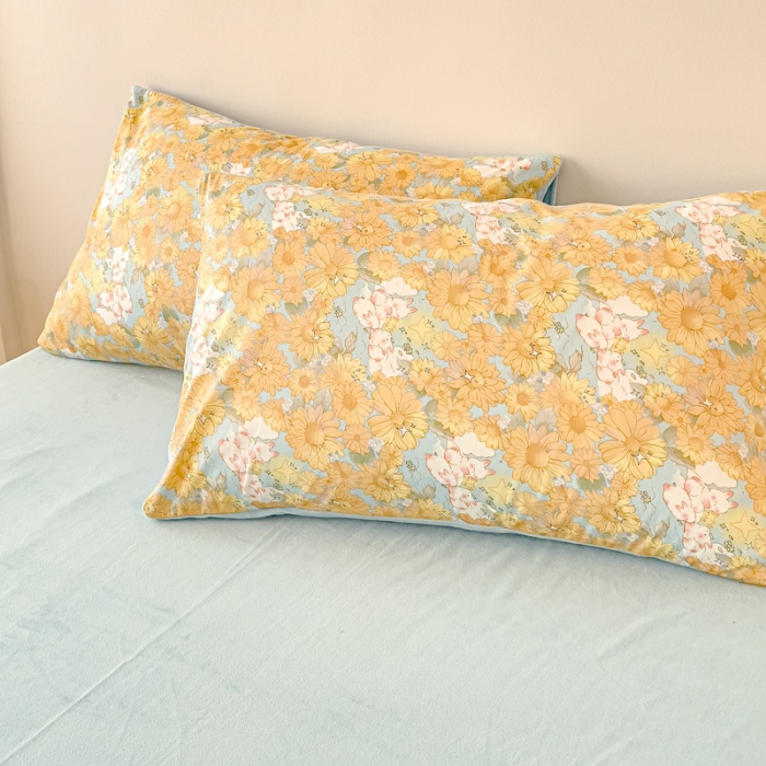 91家纺网 家纺一手货源 找家纺 千朵 2023新款棉加绒豆豆绒四件套 茶茶兔