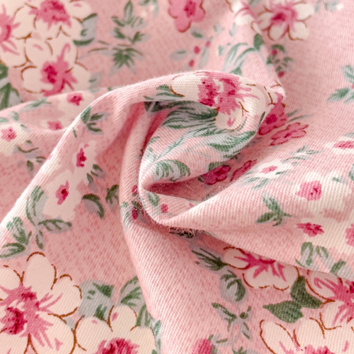 91家纺网 家纺一手货源 找家纺 千朵 2023新款棉加绒豆豆绒四件套 蔓春