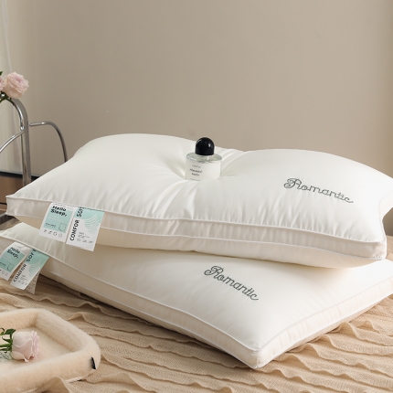 91家纺网 家纺一手货源 找家纺 2025新款 好蓬好软好RUA 每一秒睡眠都值得善待酒店羽丝绒枕芯枕头