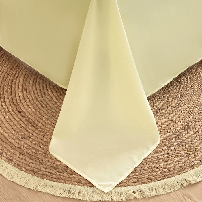 91家纺网 家纺一手货源 找家纺 楠沐 2025年新款纯色双拼水洗棉柔感四件套 米黄+浅灰