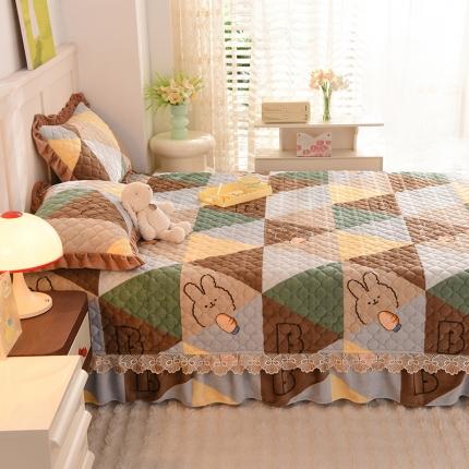 91家纺网 家纺一手货源 找家纺 （总）美达 2025新款A类牛奶绒夹棉大炕盖榻榻米（可定制）