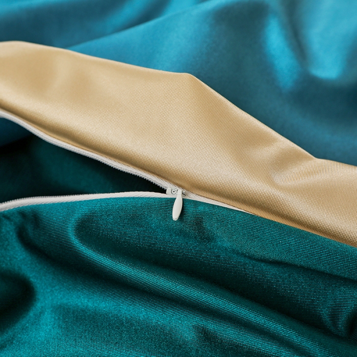 91家纺网 家纺一手货源 找家纺 不打烊 2023新款冰丝美容床罩系列套件—扇子款（此款控价188） 扇子款湖蓝