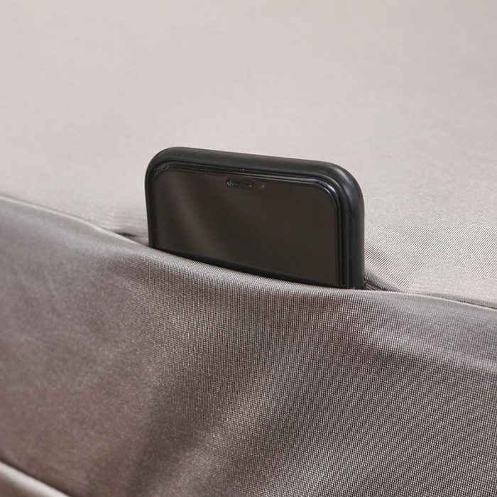 91家纺网 家纺一手货源 找家纺 不打烊 2023新款冰丝美容床罩系列套件—扇子款（此款控价188） 扇子款灰+孔雀蓝 被套灰色