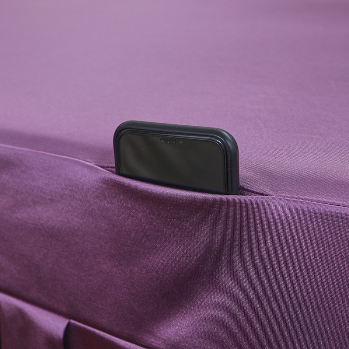 91家纺网 家纺一手货源 找家纺 不打烊 2023新款冰丝美容床罩系列套件—扇子款（此款控价188） 扇子款紫色