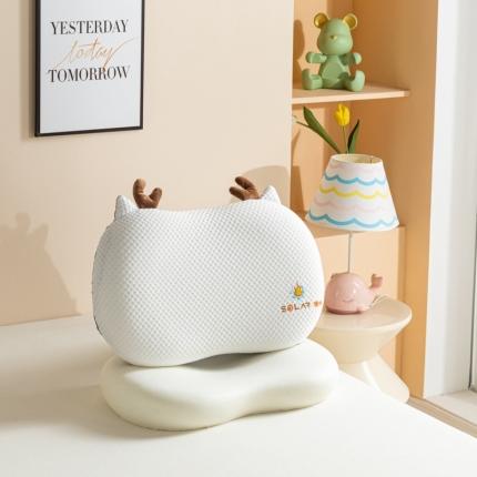 91家纺网 家纺一手货源 找家纺 麦肯锡 2023新款零压力记忆棉暖棉猫肚枕枕头枕芯 白色35×55