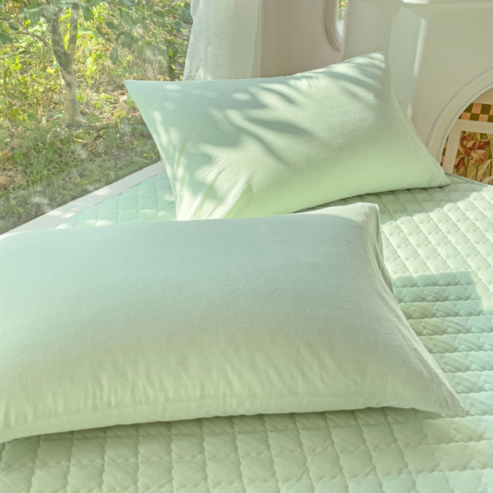 91家纺网 家纺一手货源 找家纺 （总）久典 2023全棉色织水洗棉夹棉床笠