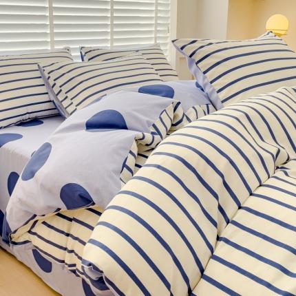 91家纺网 家纺一手货源 找家纺 （总）金丝鸟 2023新款全棉可爱卡通印花小清新四件套-第一批