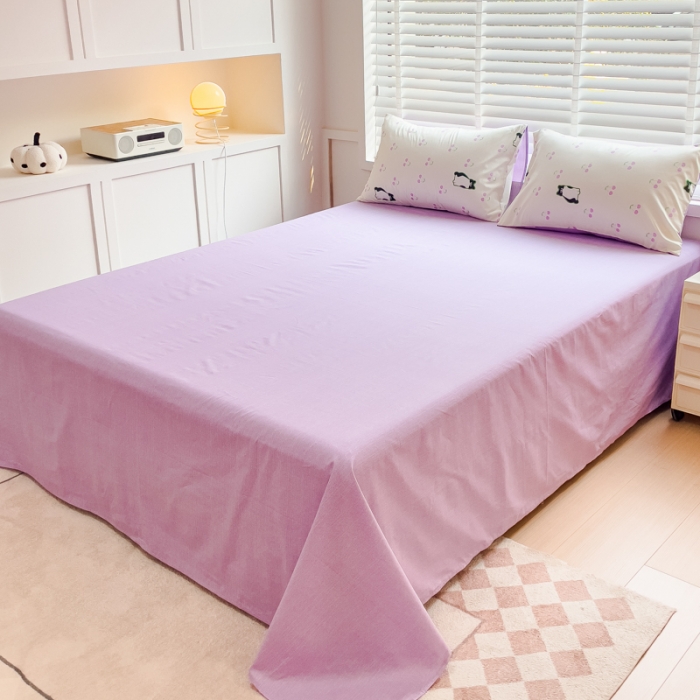 91家纺网 家纺一手货源 找家纺 金丝鸟 2023新款全棉可爱卡通印花小清新四件套-第一批 樱桃布偶猫