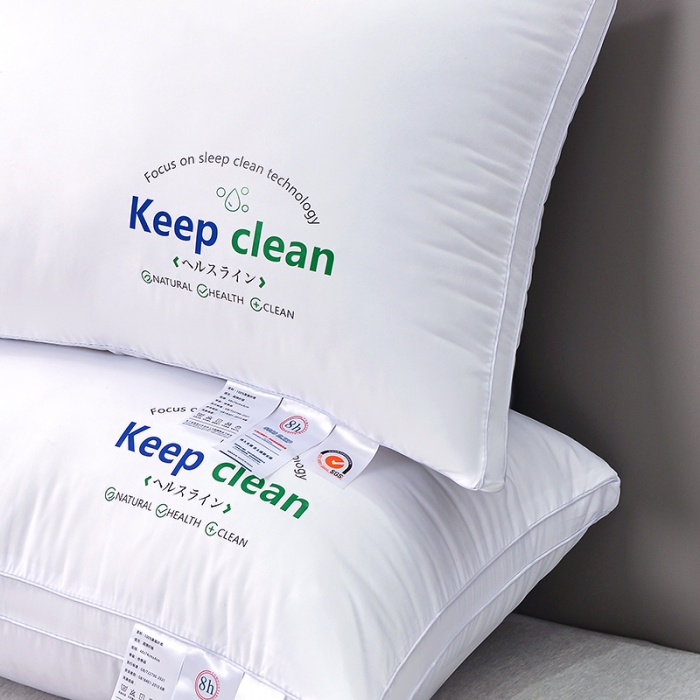 91家纺网 家纺一手货源 找家纺 兴丝露枕芯 磨毛烫画酒店枕 羽丝枕 成人枕头 单人枕