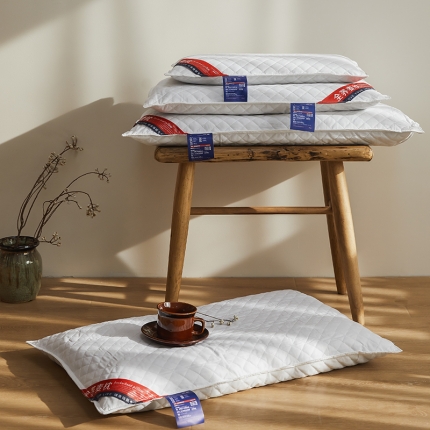 91家纺网 家纺一手货源 找家纺 2025新款 解放您的颈椎 舒适好睡眠 植物荞麦草本低平枕头