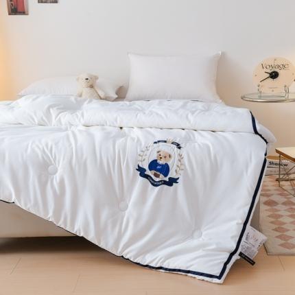 91家纺网 家纺一手货源 找家纺 (总) 丽卡家纺 2023新款澳棉提花大豆纤维冬被-欢欢喜喜