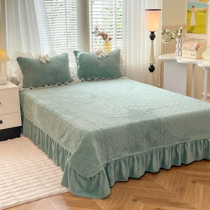 91家纺网 家纺一手货源 找家纺 （总）芭比蔓 2024新款牛奶绒单床盖