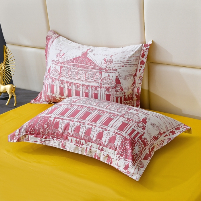 91家纺网 家纺一手货源 找家纺 爵仕家纺 2025新款高端100支臻品奢华长绒棉四件套 卢浮宫