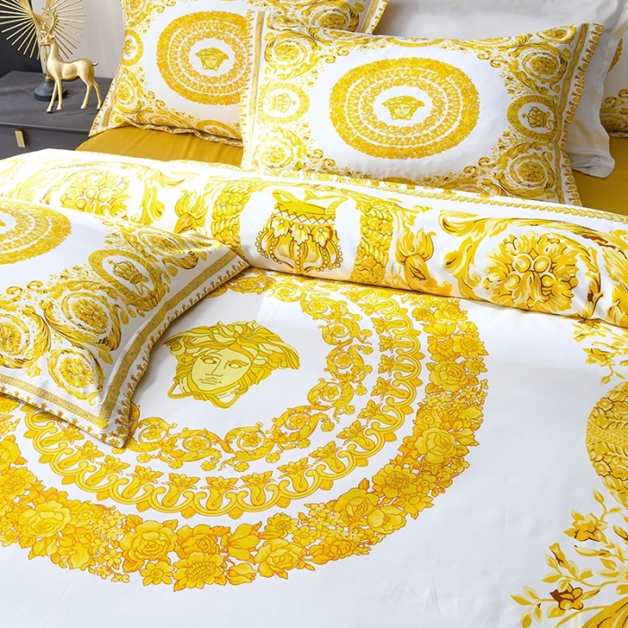 91家纺网 家纺一手货源 找家纺 爵仕家纺 2025新款高端100支臻品奢华长绒棉四件套 盛世王朝