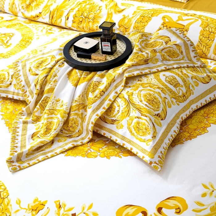 91家纺网 家纺一手货源 找家纺 爵仕家纺 2025新款高端100支臻品奢华长绒棉四件套 盛世王朝