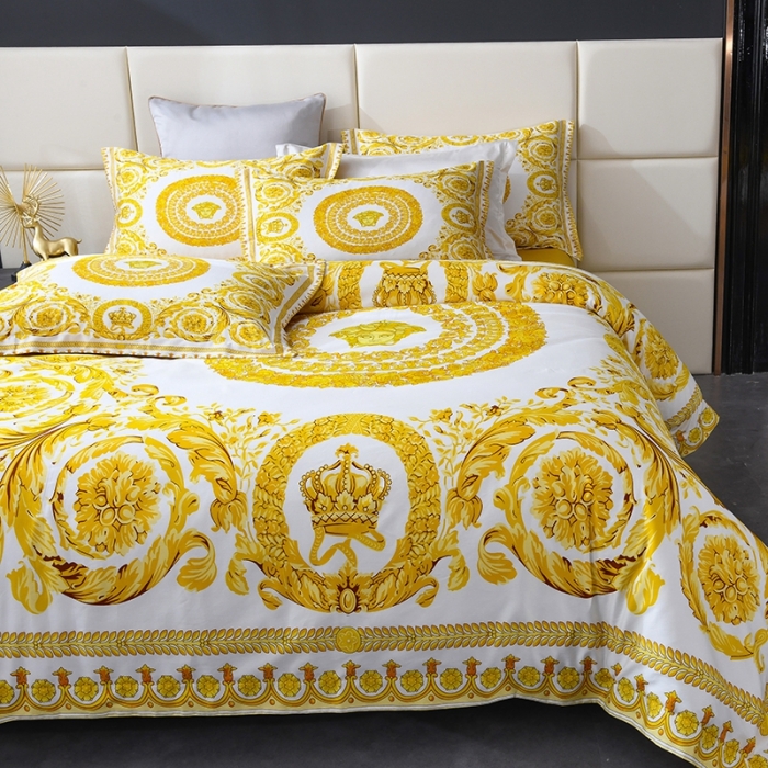 91家纺网 家纺一手货源 找家纺 爵仕家纺 2025新款高端100支臻品奢华长绒棉四件套 盛世王朝