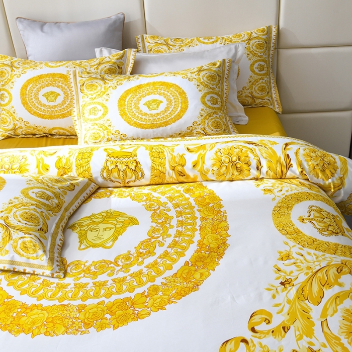 91家纺网 家纺一手货源 找家纺 爵仕家纺 2025新款高端100支臻品奢华长绒棉四件套 盛世王朝