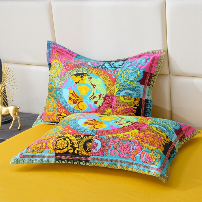 91家纺网 家纺一手货源 找家纺 爵仕家纺 2025新款高端100支臻品奢华长绒棉四件套 盛世王朝彩