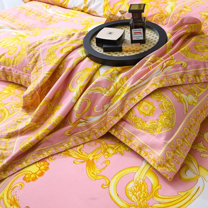 91家纺网 家纺一手货源 找家纺 爵仕家纺 2025新款高端100支臻品奢华长绒棉四件套 天使之城