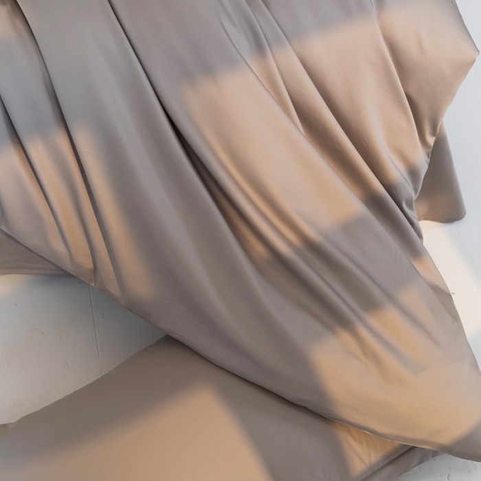 91家纺网 家纺一手货源 找家纺 轩和 2024新款70支埃及匹马棉纯色四件套床笠床单款5个尺寸不断货 锦缎灰