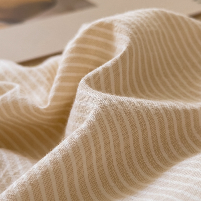 91家纺网 家纺一手货源 找家纺 （总）柠萌家居 2023新款全棉色织水洗棉加牛奶绒四件套全棉拼牛奶绒