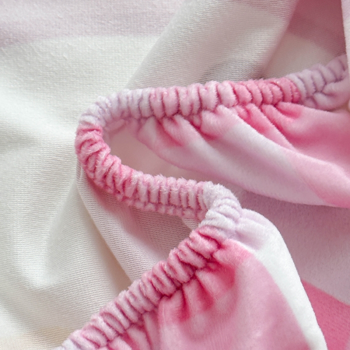 91家纺网 家纺一手货源 找家纺 蘭菲家纺 2023新款宝宝绒卡通印花床笠 节日快乐