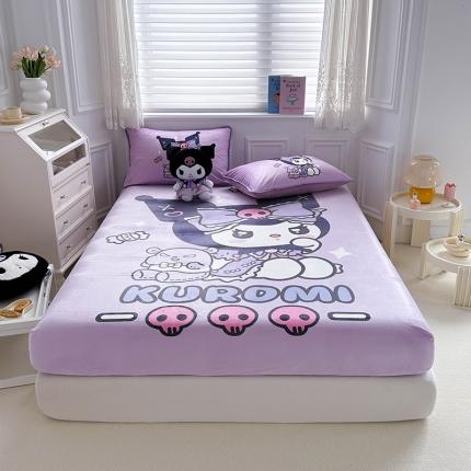 蘭菲家纺 2023新款宝宝绒卡通印花床笠 小库日记