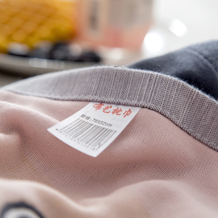 91家纺网 家纺一手货源 找家纺 朴尔家纺 2023新款儿童定位卡通大版花全棉四层纱布枕巾 犄角龙