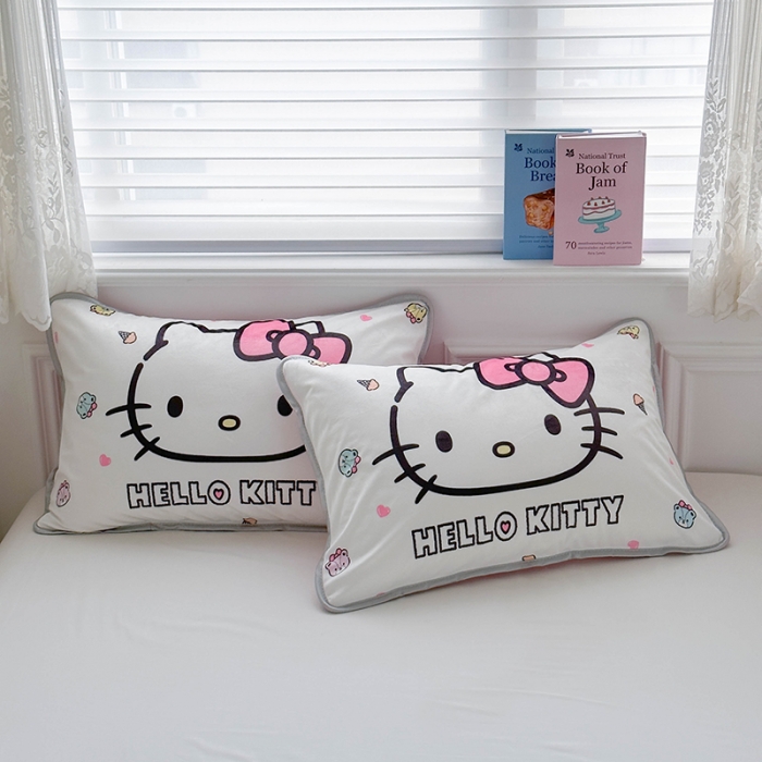 91家纺网 家纺一手货源 找家纺 蘭菲家纺 2023新款宝宝绒卡通印花四件套及单品 甜品站