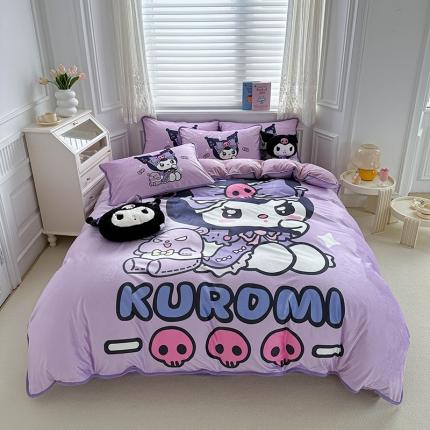 蘭菲家纺 2023新款宝宝绒卡通印花四件套及单品 小库日记